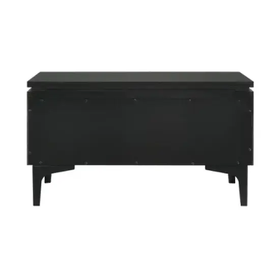 Legend 1 Drawer Nightstand Black - Armen Living image {4}