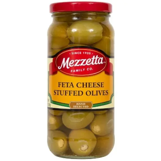 Mezzetta Feta Cheese Stuffed Olives - 6 pack, 9.5 oz image {1}