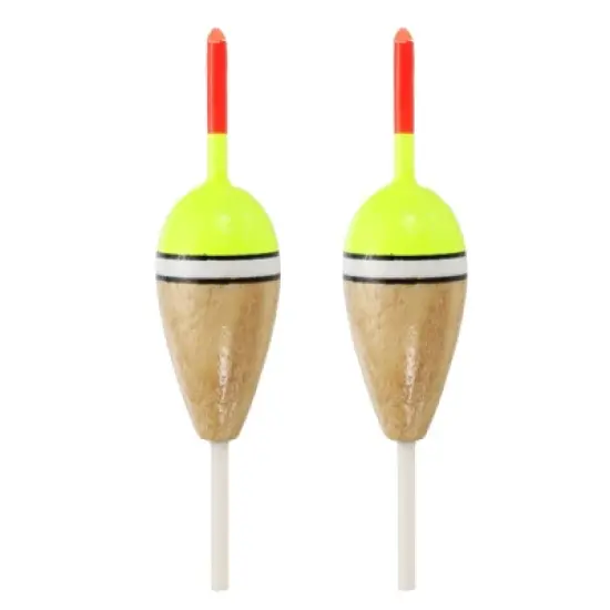 Unique Bargains Plastics Oval Bobber Gear Fishing Floats Rigs 2 Pcs image {8}
