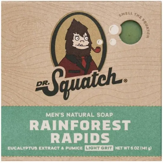 DR. SQUATCH Men's All Natural Bar Soap - Rainforest Rapids - 5oz image {10}