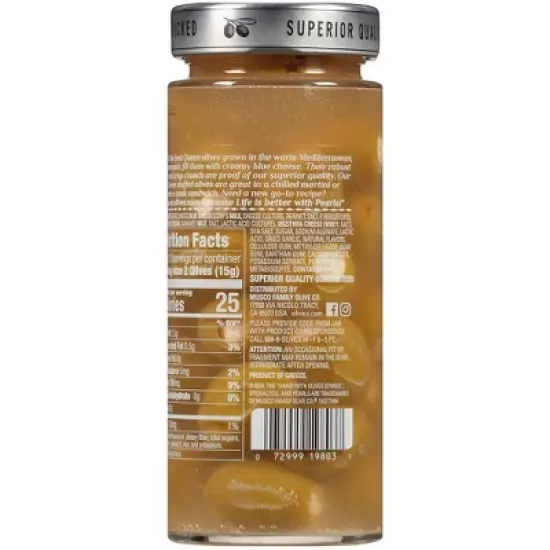 Pearls Specialties Blue Cheese Hand-Stuffed Queen Olives - 6.7oz image {1}