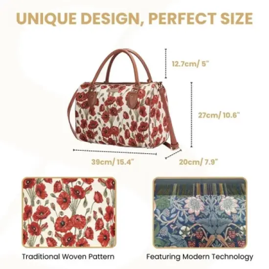 Signare USA Poppy Red Travel Bag image {2}