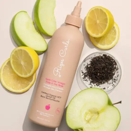 Rizos Curls Apple Cider Vinegar Scalp & Hair Rinse - 10 fl oz image {2}