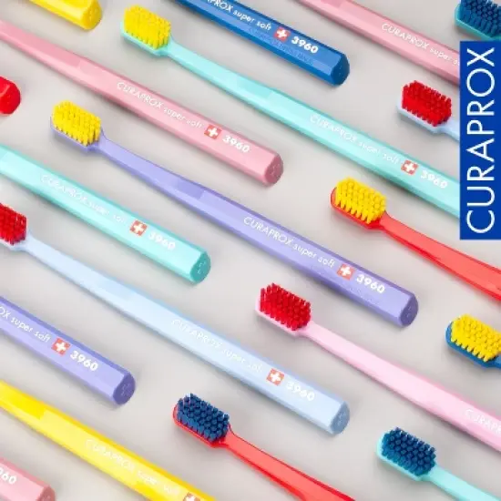 Curaprox CS 3960, Super Soft Toothbrush for Gentle and Effective Daily Brushing image {6}