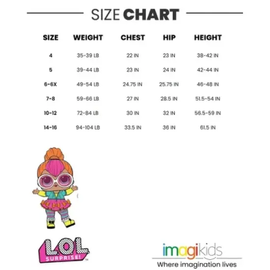 L.O.L. Surprise! Girls 3 Pack Graphic T-Shirts Little Kid to Big Kid image {6}