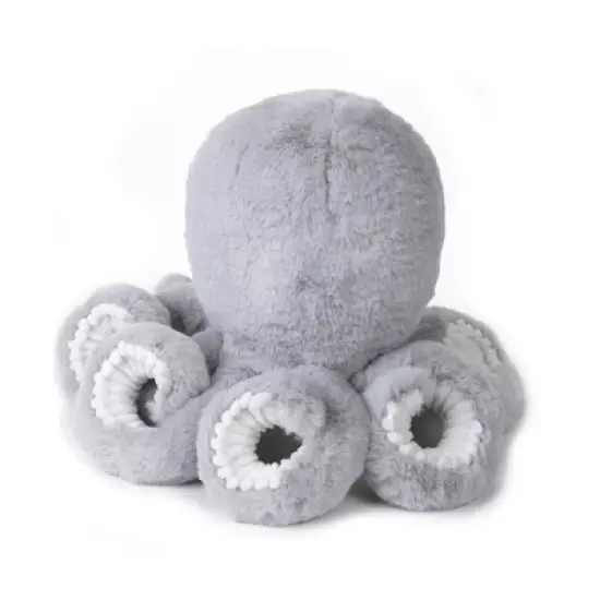 Lambs & Ivy Ocean Blue Plush Gray Octopus Stuffed Animal Toy - Inky image {2}
