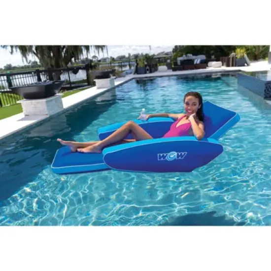 WOW Modern Lounge the Contemporary Recliner Float - Blue image {2}