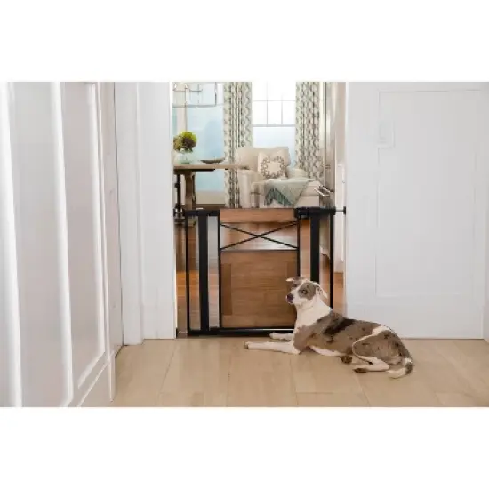 Safety 1st Easy Install Modern Farmhouse Gate, Fits between 29" and 37" image {7}