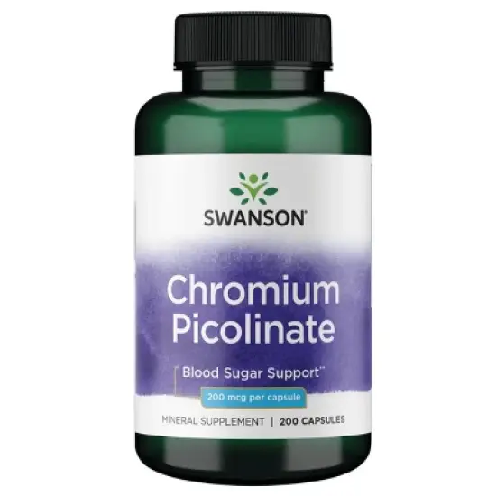 Swanson Mineral Supplement Chromium Picolinate, 200 mg, Promotes Metabolism & Weight Management & Supports Health image {7}