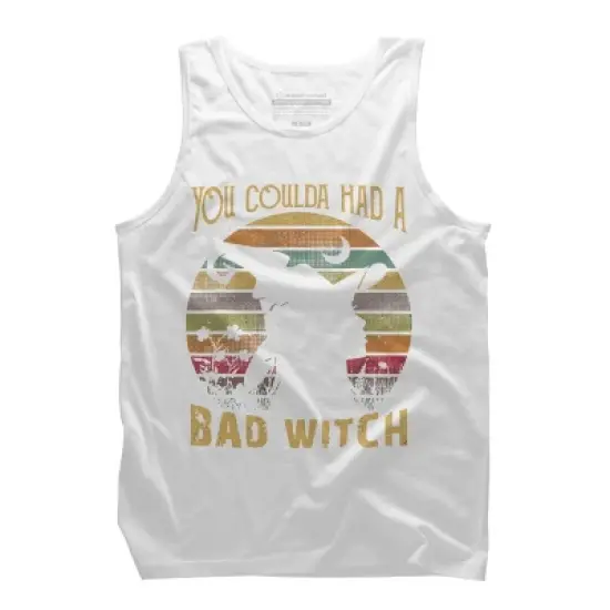 Men's Design By Humans Halloween Funny You Coulda Had Bad Witch By Ering Tank Top image {7}