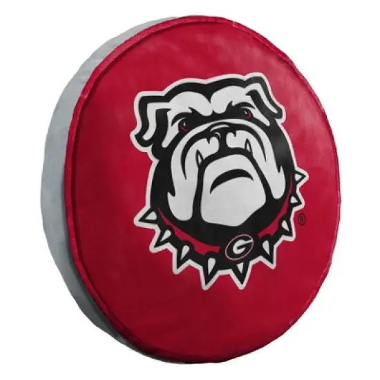 NCAA Georgia Bulldogs 15" Circular Cloud Pillow image {5}