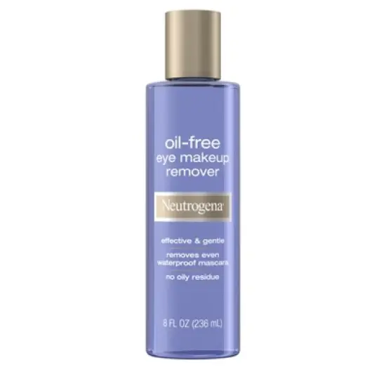 Neutrogena Gentle Oil-Free Eye Makeup Remover & Cleanser for Sensitive Eyes - Scented - 8.0 fl oz. image {8}