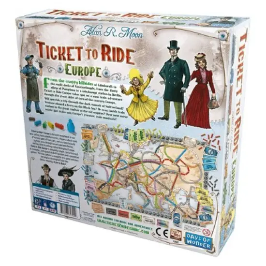 Ticket To Ride Europe Board Game image {1}