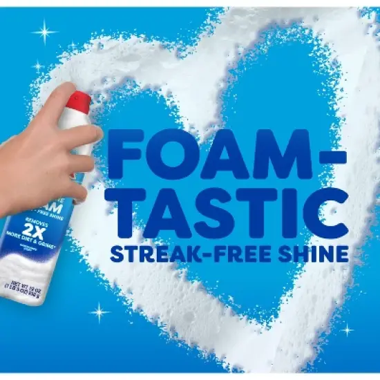 Windex Fast Shine Foam Aerosol - 19oz image {4}