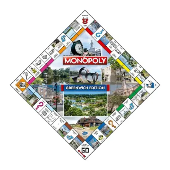 Top Trumps Monopoly Greenwich Edition Family Board Game | 2-6 Players image {2}