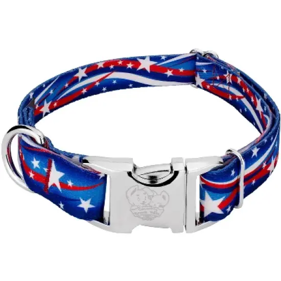 Country Brook Petz Premium Star Spangled Dog Collar image {4}