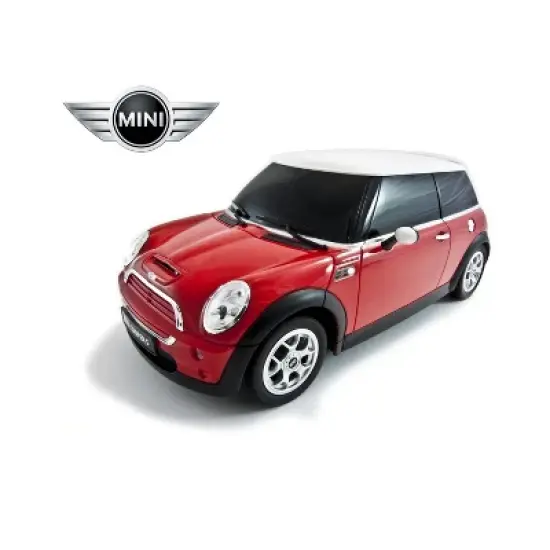 Link Ready! Set! Go!1:14 RC Mini Cooper Toy Car, Realistic Remote Control Car Model - Red image {1}