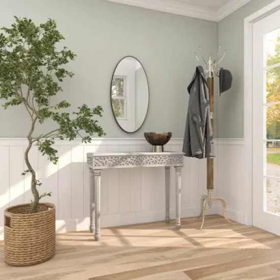 Farmhouse Mango Wood Console Table - Olivia & May image {14}