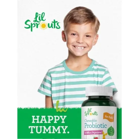 Carlyle Probiotics for Kids 6 Billion CFUs | 200 Chewable Tablets image {5}