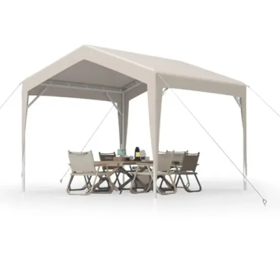 7 x 7 ft Commercial Canopy Tent,Outdoor Canopy with Waterproof Oxford Fabric,Sun Shelter for Party,Camping,Market,Wedding,BBQ,Outdoor Event image {7}
