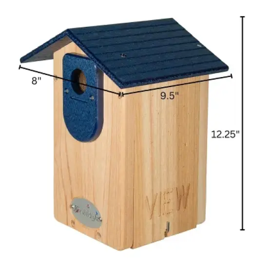 Cedar Ultimate Bluebird House (Blue) image {5}