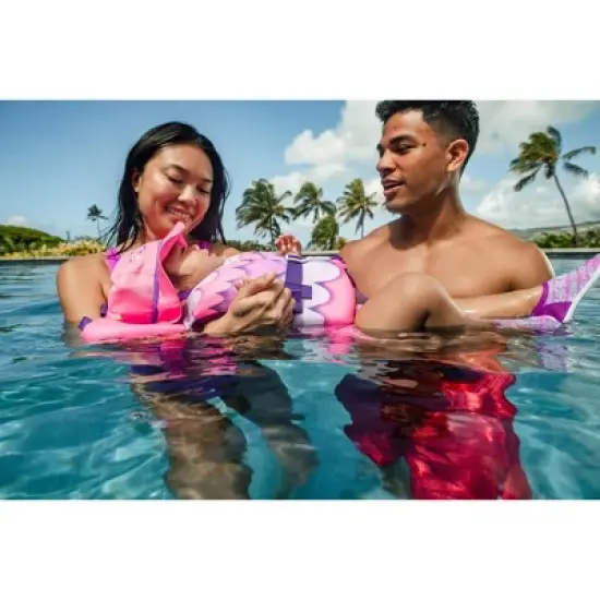 Speedo Infant Life Vest - Pink: Zipper Buckle Closure, Polyethylene Polyester Material image {3}