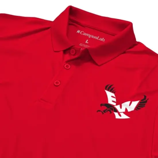 Men's Eastern Washington University Adult Polo Left Chest Logo image {3}