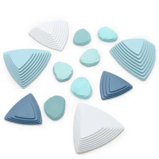 JumpOff Jo RockSteady Plus, Balance Blocks and Puddle Jumper Stones for Kids, Promotes Balance & Coordination, 12 Pieces Total image {7}