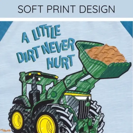John Deere Construction Tractor T-Shirt Toddler image {5}