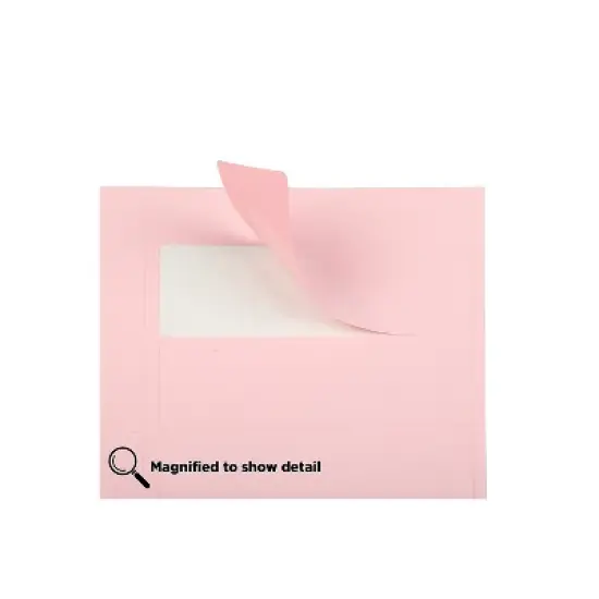 JAM Paper Address Labels 1 1/3 x 4 Baby Pink 14 Labels/Sheet 9 Sheets/Pack 126 Labels/Pack image {3}