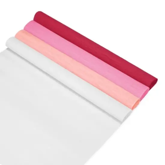 Unique Bargains Durable Soft Flexible Thickened Crepe Paper 4 Pcs image {11}
