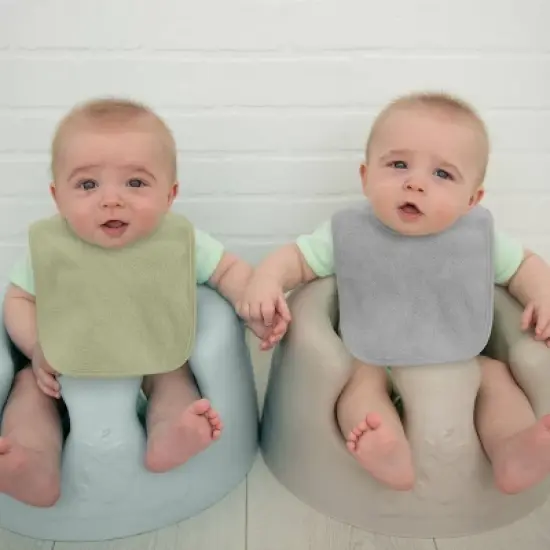 Neat Solutions Water-Resistant Lined Infant Bib Set - Neutral Soft - 10pk image {2}