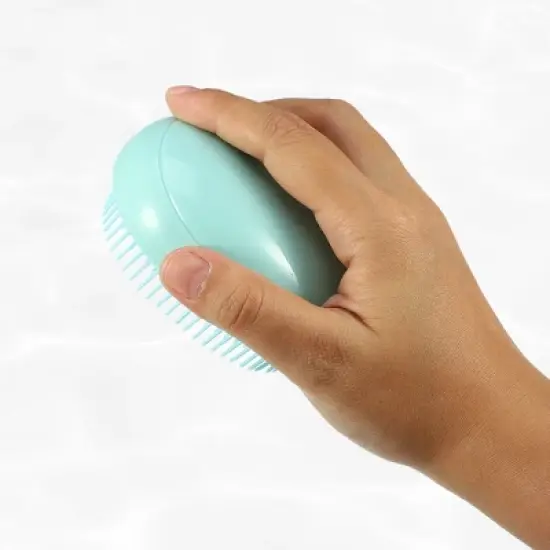 Unique Bargains Mini Portable Hair Brush 3.5"x2.68"x1.89" 1 Pc image {3}