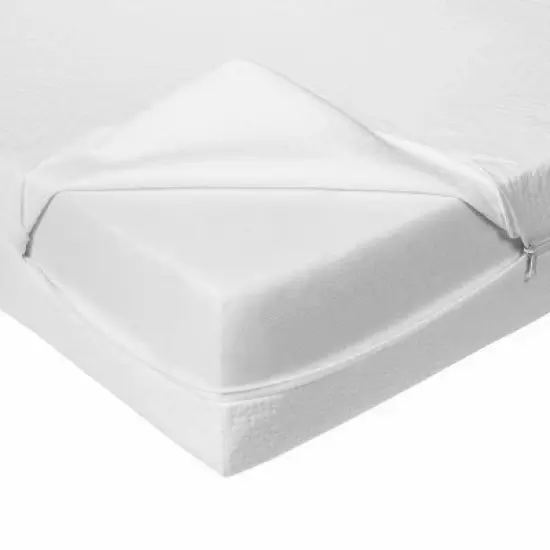 Bundle of Dreams Mini 2-Stage 100% Breathable Crib Mattress - White image {2}