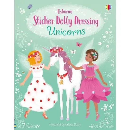 Sticker Dolly Dressing Unicorns - by  Fiona Watt (Paperback) image {1}