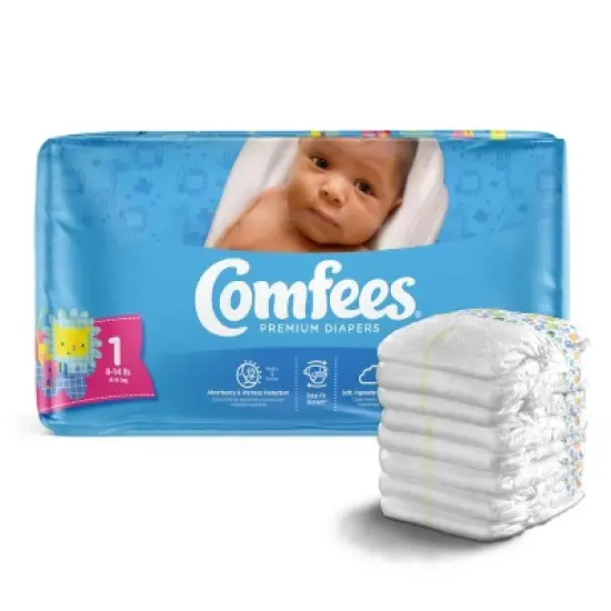 Comfees Premium Baby Diapers with Total Fit System for Boys & Girls image {4}