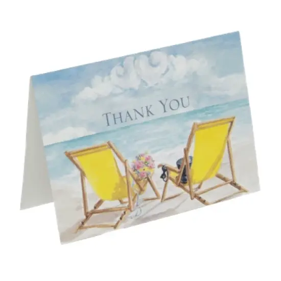 Seaside Jewels 50ct Wedding Thank You Cards image {2}