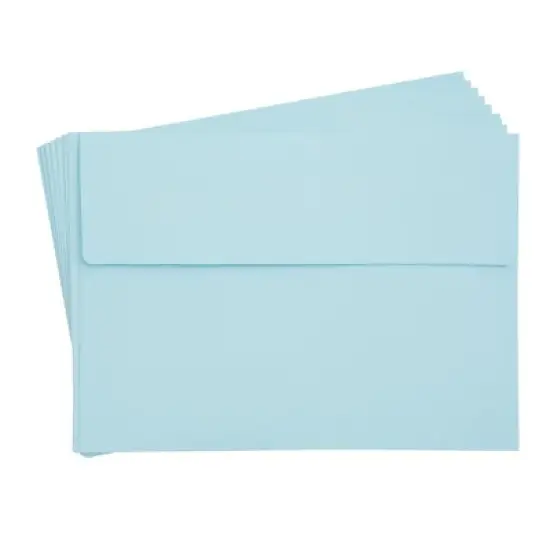Pipilo Press Square 5x7 Invitation Envelopes for Birthdays, Weddings, Greeting Cards (Light Blue 200 Pack) image {6}
