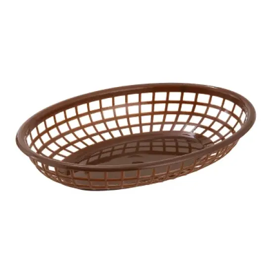 Winco Oval Fast Food Basket, 9-1/2" x 5" x 2" image {2}