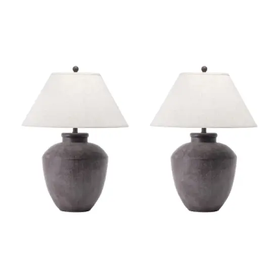 nuLOOM Lindos 30" Resin Table Lamp image {7}
