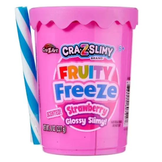 Cra-Z-Slimy Perm Strawberry Pink Drink image {1}