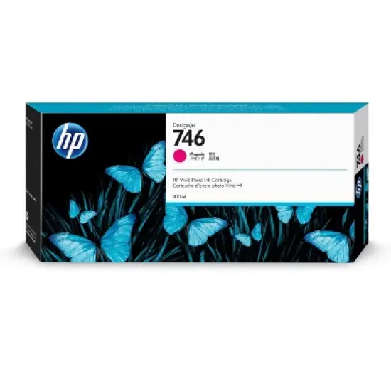 HP 746 300-ml Magenta DesignJet Ink Cartridge, P2V78A image {4}