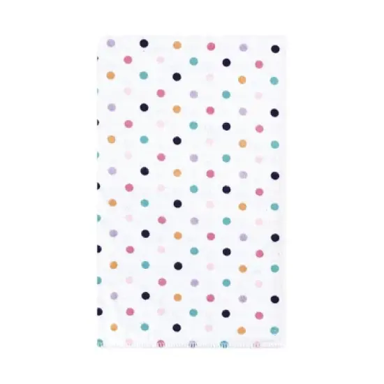 Hudson Baby Infant Girl Cotton Flannel Burp Cloths, Cuteasaurus, One Size image {4}