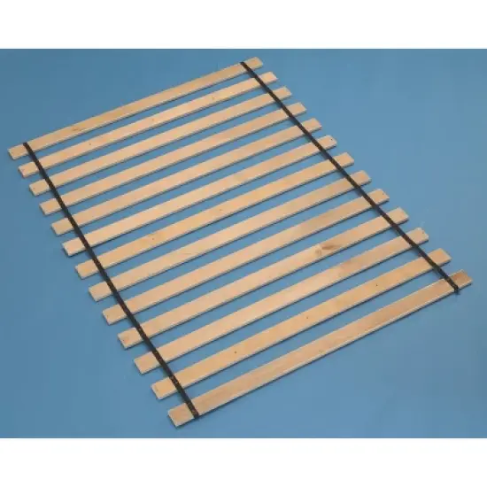 Queen Frames and Rails Roll Slats Brown - Signature Design by Ashley image {1}