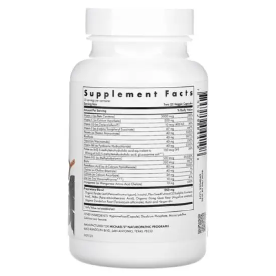 Michael's Naturopathic Teen Girls Multivitamin, 60  Vegetarian Capsules image {1}