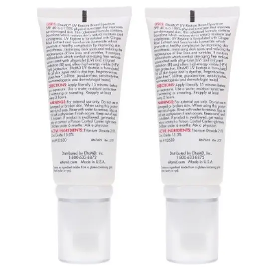 Elta MD UV Restore Broad Spectrum SPF 40 2 oz 2 Pack image {3}