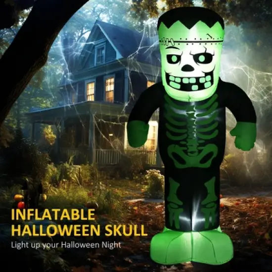 Outdoor Halloween Inflatable Skeleton Frankenstein image {3}