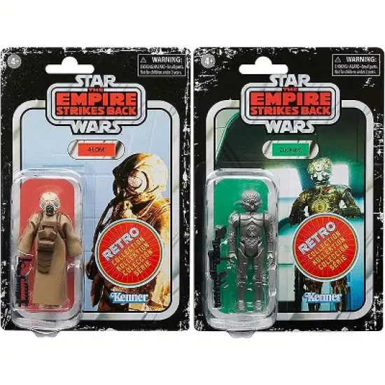 4-LOM and Zuckuss 3.75-Inch Scale 2-Pack | Star Wars: Episode V The Empire Strikes Back | Star Wars Retro Collection Action figures image {2}