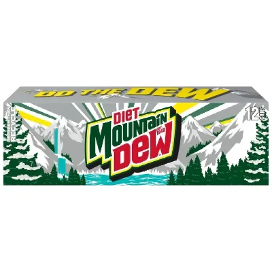 Diet Mountain Dew Citrus Soda - 12pk/12 fl oz Cans image {4}