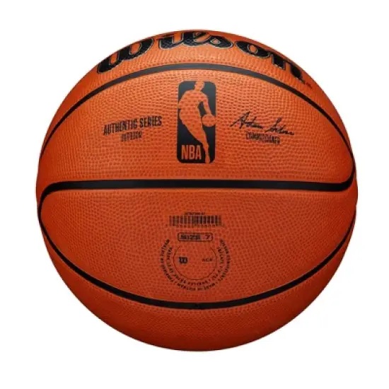 Wilson NBA Authentic Series Outdoor 27.5" Basketball - Brown image {4}